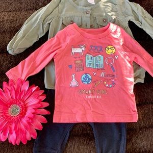 Carters girl matching sets